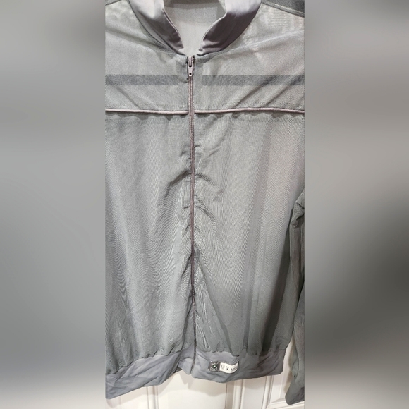 Lil & Tess grey insect shield mesh jacket women's size Small - Picture 2 of 6